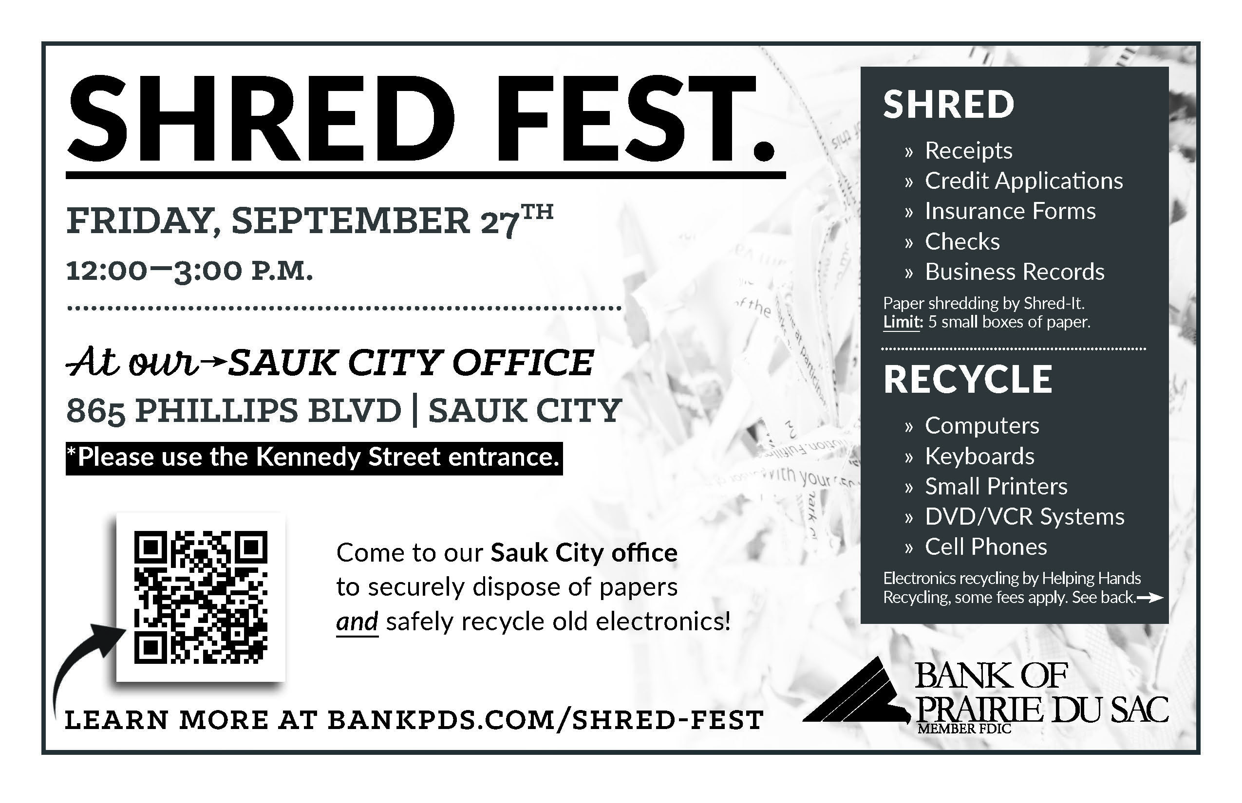 Shred Fest 2024 (Handout page 1 explaining event details).