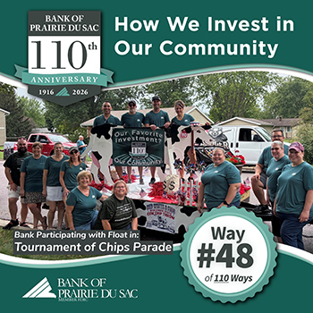 Way #48 - State Cow Chip Festival sponsor, plus Tournament of Chips Parade participant.